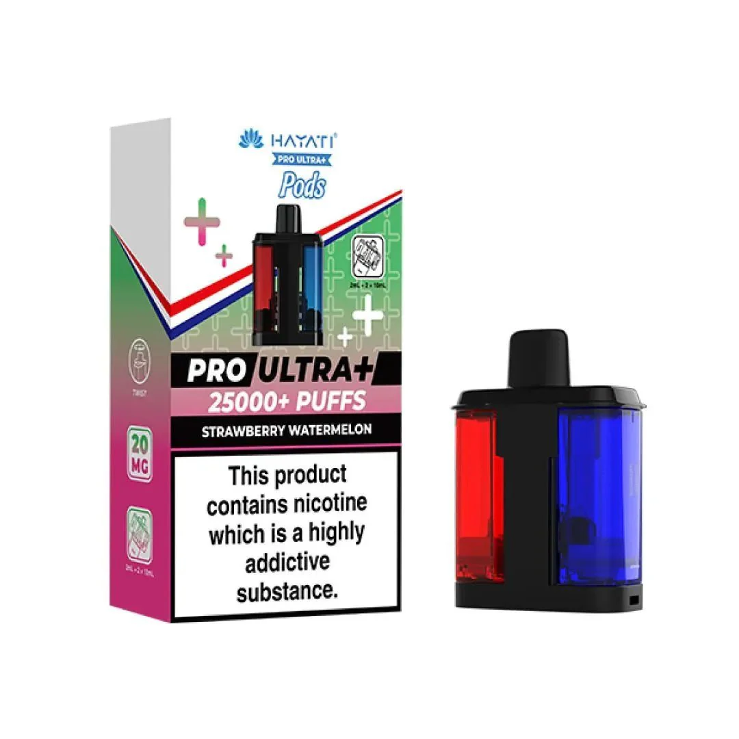 Hayati Pro Ultra Plus 25K Prefilled Pods Box of 5