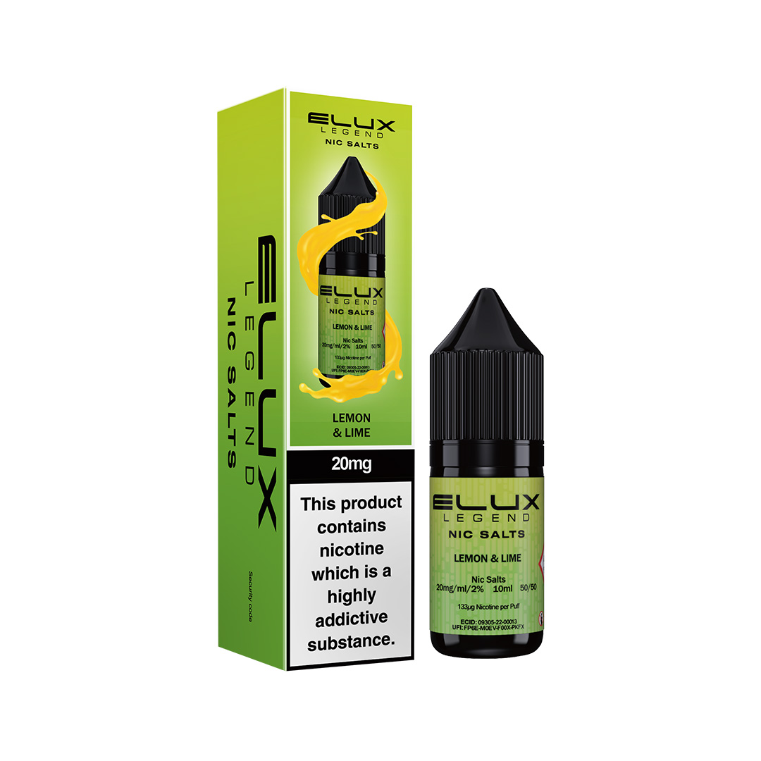 ELUX LEGEND LEMON & LIME NIC SALT E - LIQUID