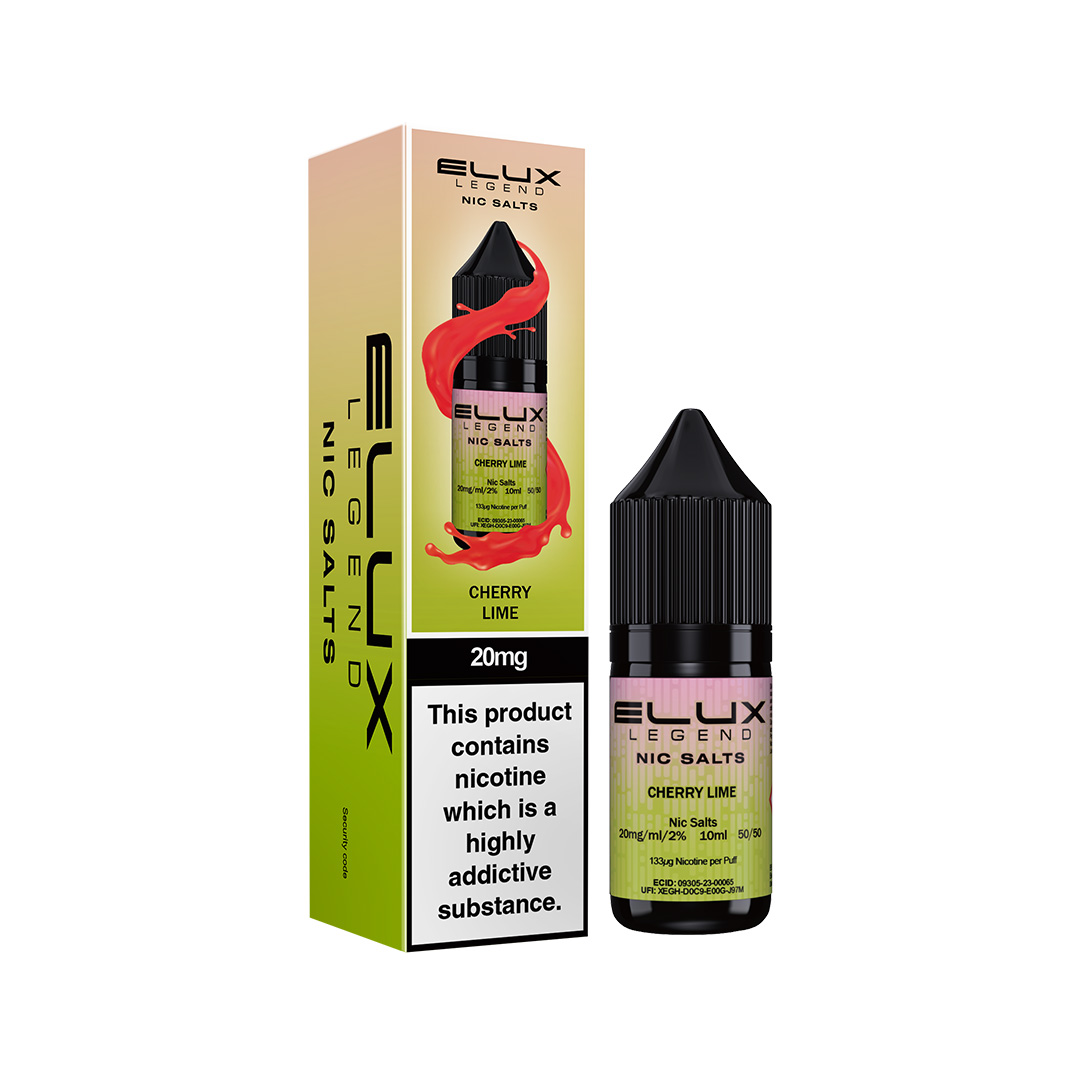 ELUX LEGEND CHERRY LIME NIC SALT E - LIQUID