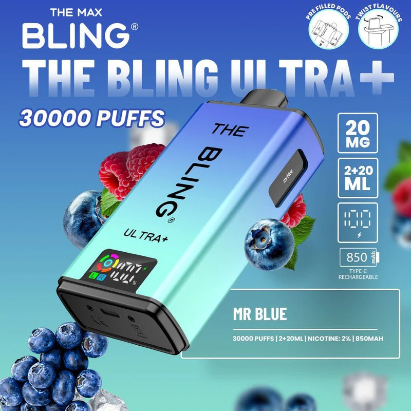 Crystal Bling Ultra Plus 30k Vape Kit Box of 5