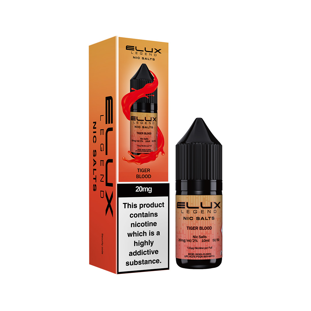 ELUX LEGEND TIGER BLOOD NIC SALT E - LIQUID