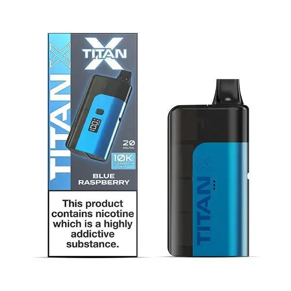Titan 10K X Pre-filled Vape Pod Kit Box of 5