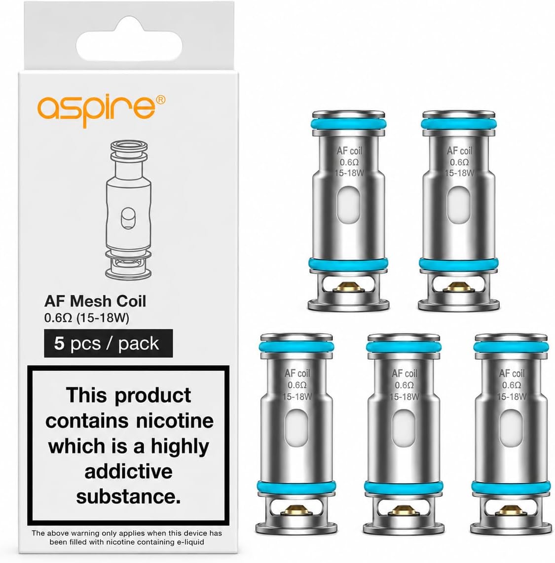 Aspire - AF Mesh Coils - Pack of 5