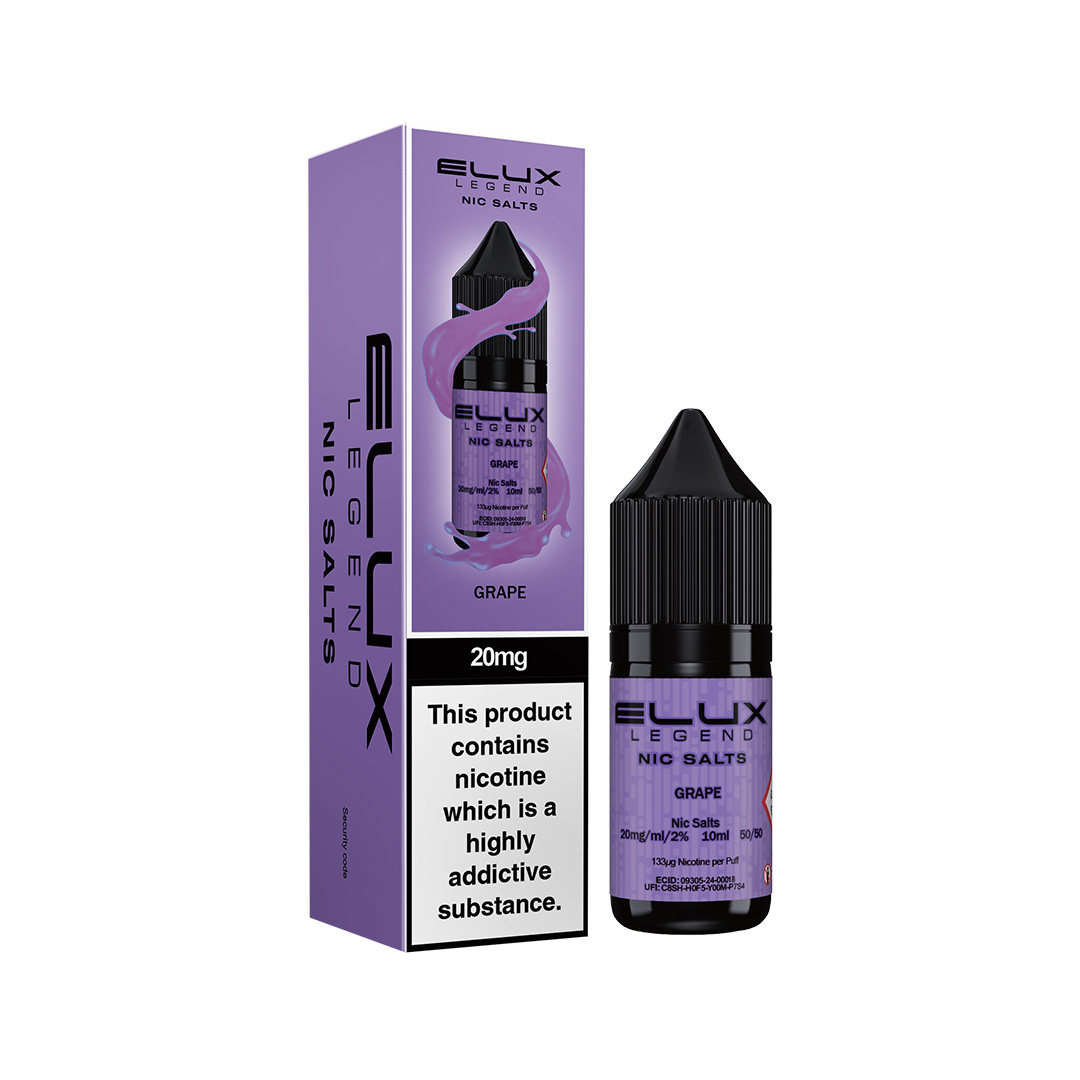 ELUX LEGEND GRAPE NIC SALT E - LIQUID