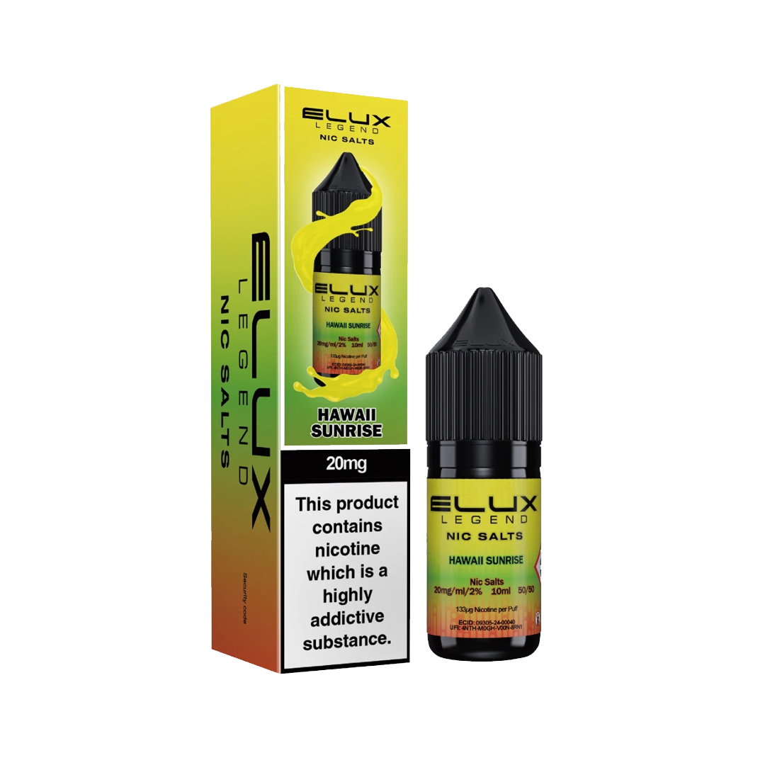 ELUX LEGEND HAWAII SUNRISE NIC SALT E - LIQUID