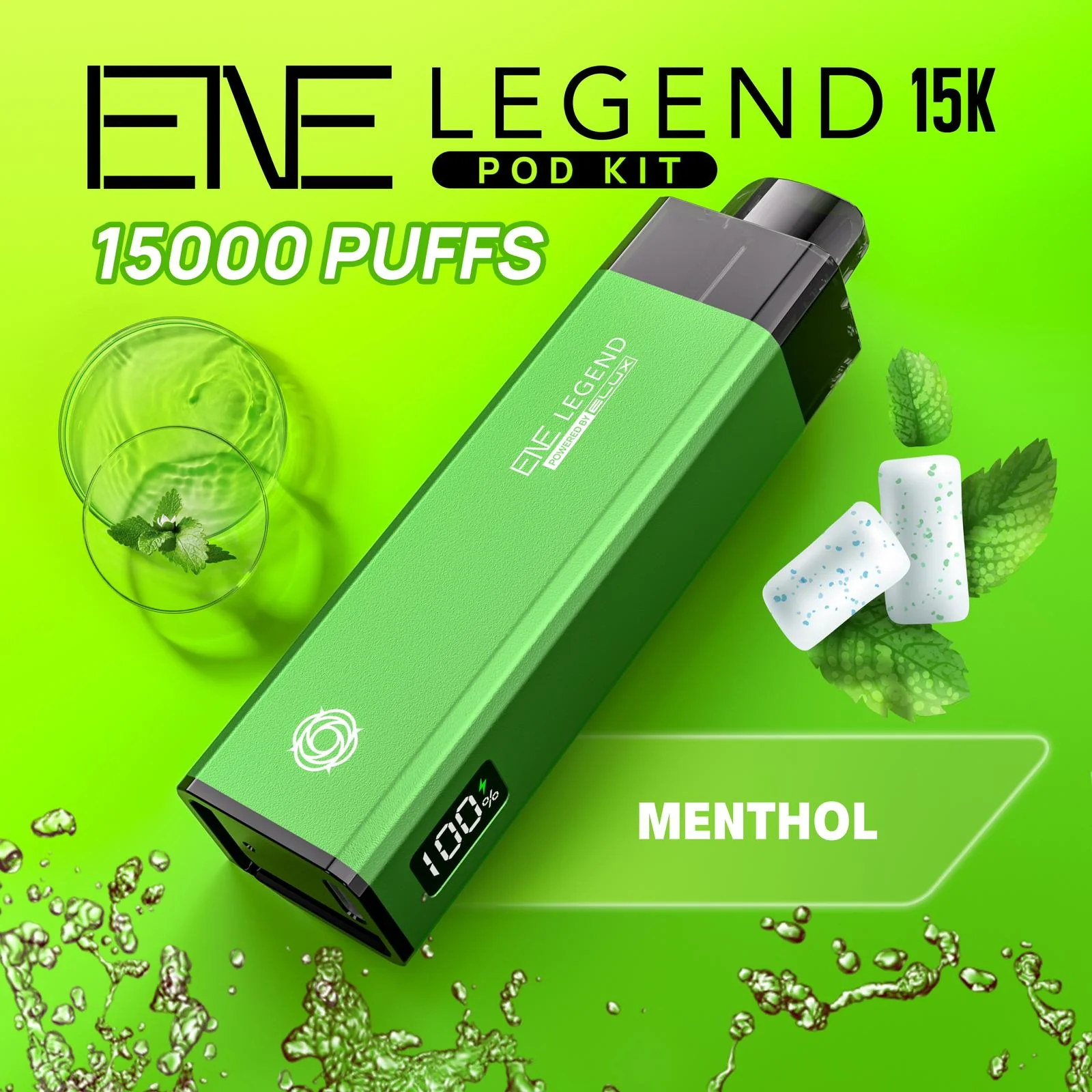 Elux ENE Legend 15k Vape Pod Kit