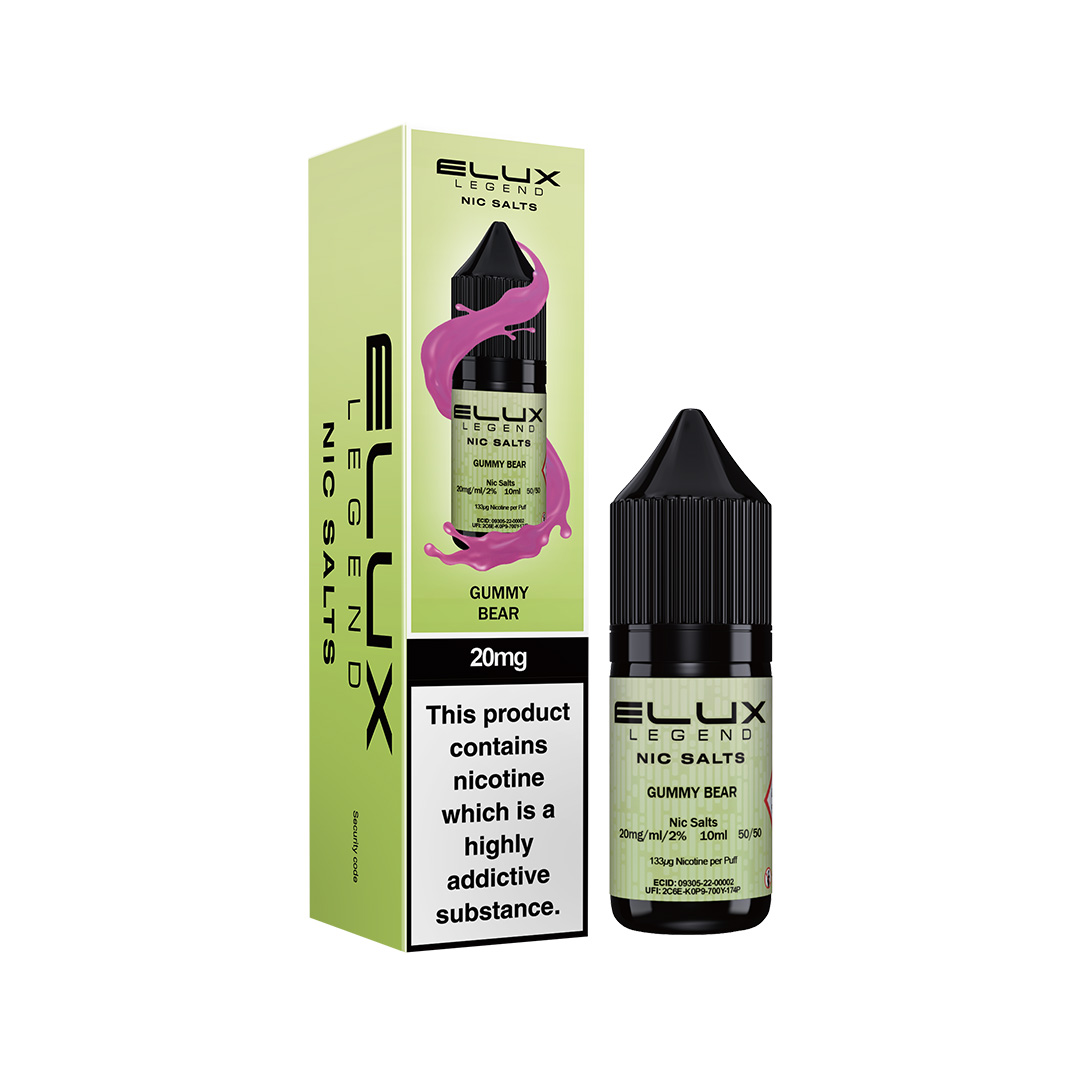 ELUX LEGEND GUMMY BEAR NIC SALT E - LIQUID