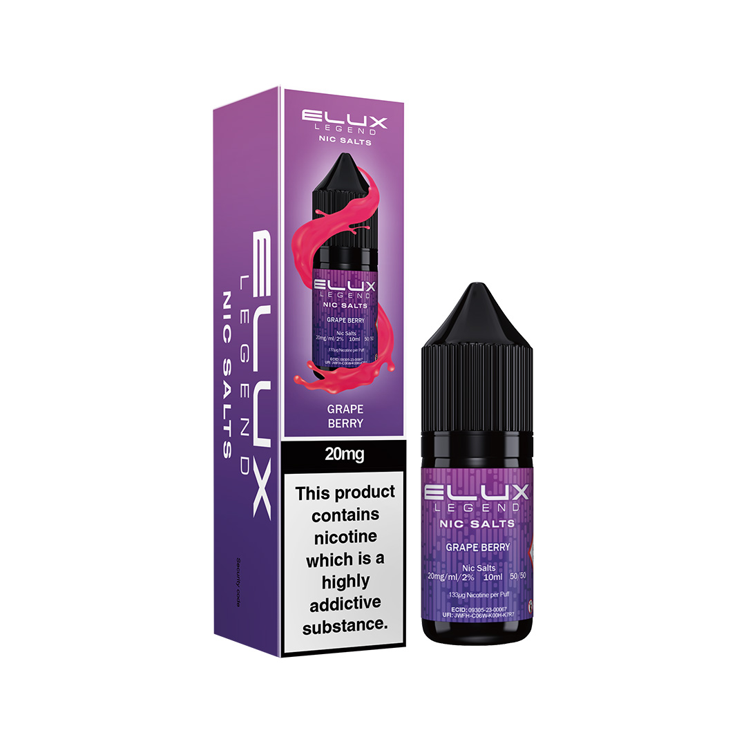ELUX LEGEND GRAPE BERRY NIC SALT E - LIQUID
