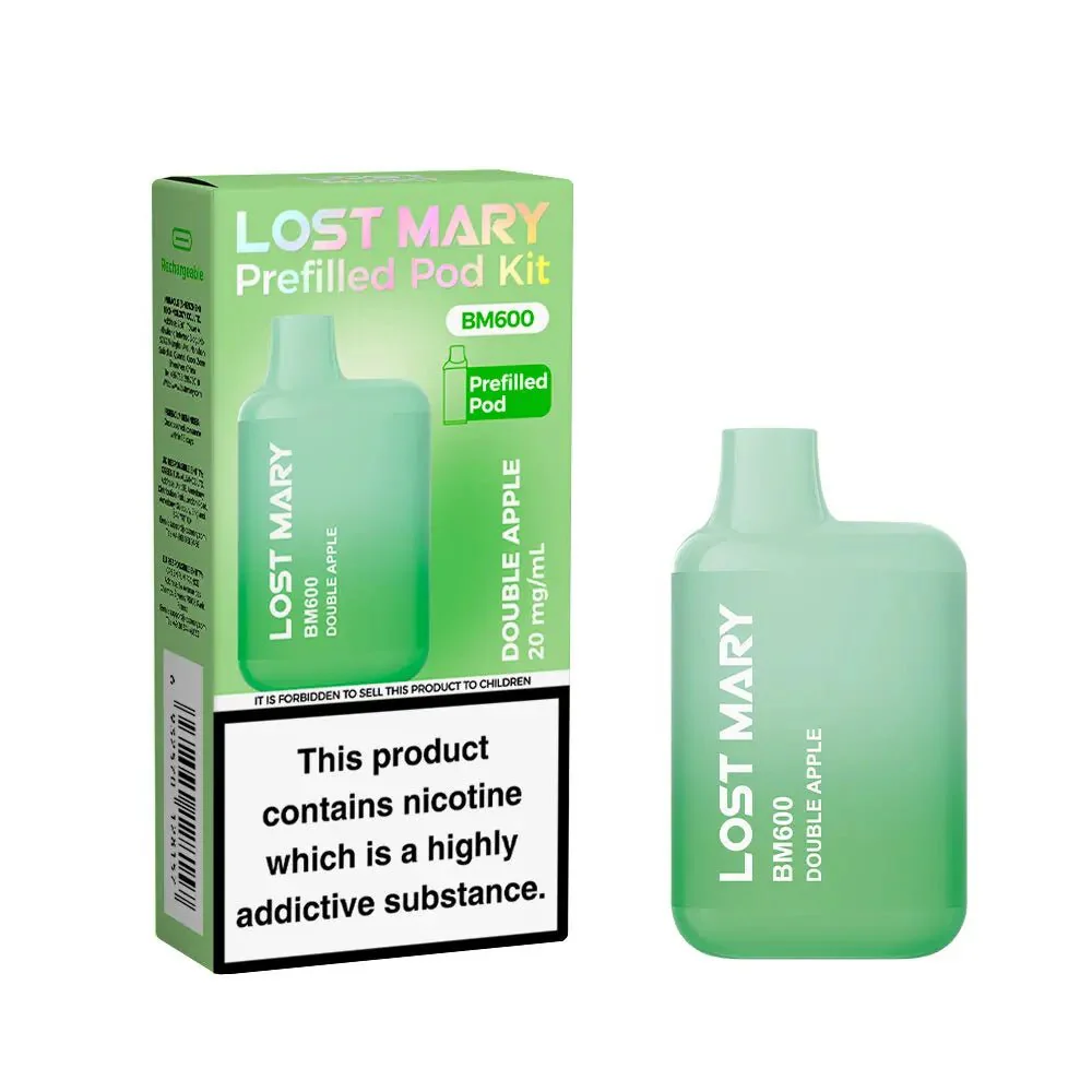 Lost Mary BM600 Prefilled Pod Vape Kit Box of 10